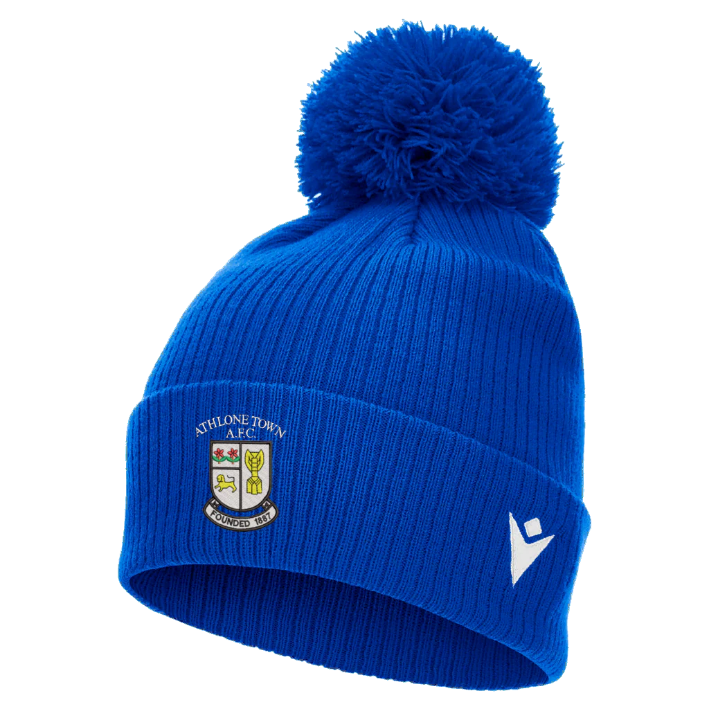 Athlone Town AFC Bobble Hat (Black/Blue)